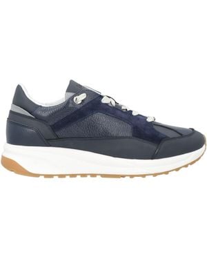 Moorer Trainers Leather - Blue