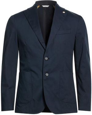 Manuel Ritz Blazer Cotton, Polyamide, Elastane - Blue