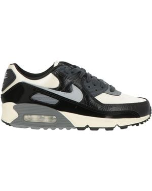 Nike Sneakers Textile Fibers, Synthetic Material - Black