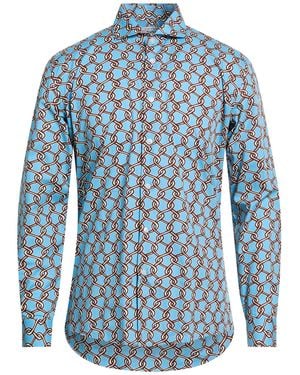 Daniele Alessandrini Shirt Cotton - Blue