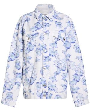 Isabel Marant Denim Outerwear Cotton, Recycled Cashmere - Blue