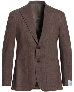 Caruso Blazer Wool, Cashmere - Brown