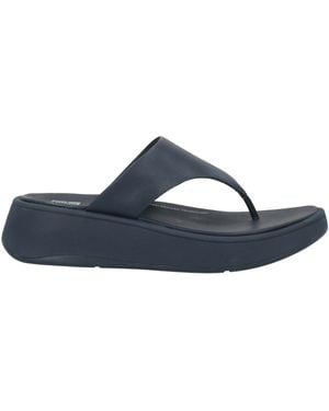 Fitflop Thong Sandal Leather - Blue