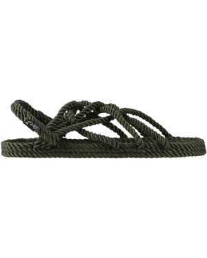 Nomadic State Of Mind Military Sandals Textile Fibers - Black