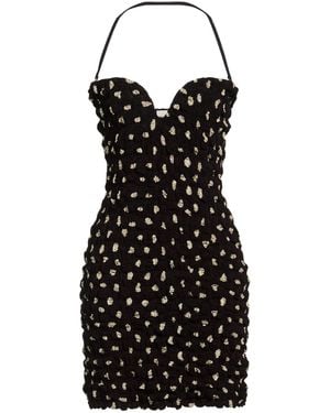 Nanushka Mini Dress Rayon - Black