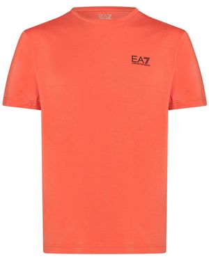 EA7 T-Shirts - Orange