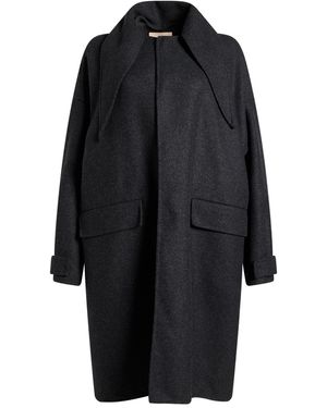 Plan C Coat Wool, Polyamide, Polyester, Cotton - Black