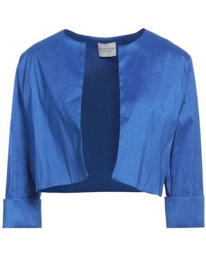 ATELIER LEGORA Jacket Viscose, Polyamide, Polyester, Elastane - Blue