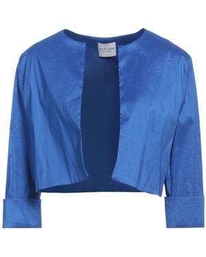 ATELIER LEGORA Jacket Viscose, Polyamide, Polyester, Elastane - Blue