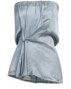 Alysi Top Viscose, Linen - Blue