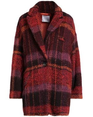 Pietronilla Coat Polyester, Cotton, Wool, Acrylic, Alpaca Wool - Red