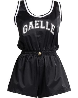 Gaelle Paris Playsuit Cotton, Polyamide, Elastane - Black