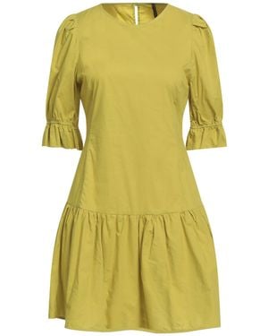 Manila Grace Mini-Kleid - Gelb