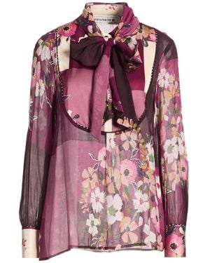 Shirtaporter Top Viscose, Silk - Pink