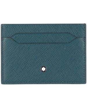 Montblanc Cardholder Leather - Blue