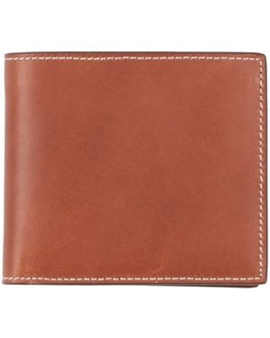Thom Browne Wallet Cowhide - Brown