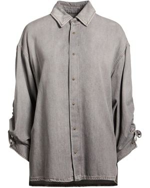 DARKPARK Denim Shirt Cotton, Lyocell - Gray