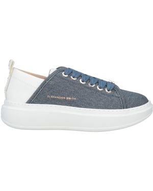 Alexander Smith Trainers Textile Fibres - Blue