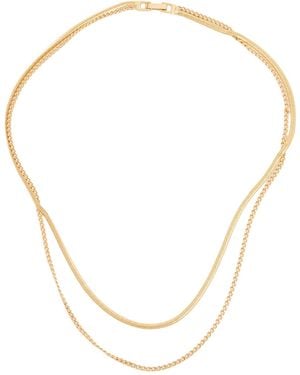 NUMBERING Necklace Metal - White
