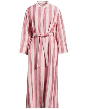 Max Mara Midi Dress Ramie, Cotton - Pink