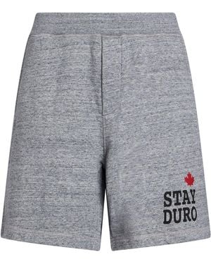 DSquared² Shorts & Bermuda Shorts Cotton - Gray