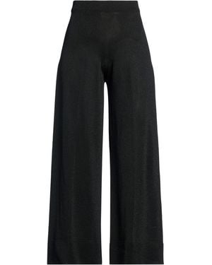 Circus Hotel Pants Viscose, Polyamide, Metal Fiber, Polyester - Black
