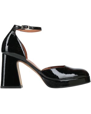 Ángel Alarcón Court Shoes Leather - Black