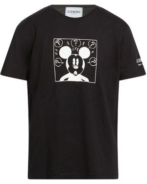 Iceberg Disney T-Shirt Cotton - Black