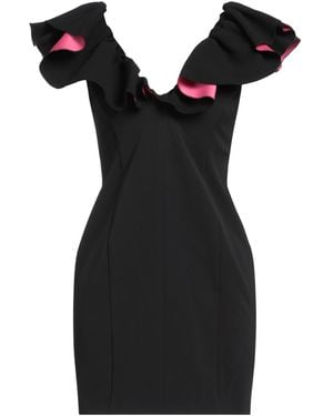 Pinko Mini Dress Polyester, Elastane - Black