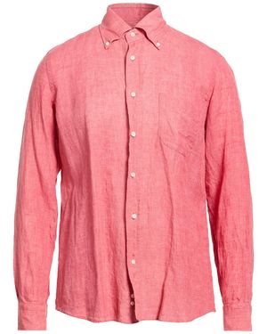 Mazzarelli Blu Shirt Linen - Pink