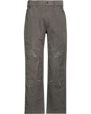 Umbro Dark Trousers Cotton - Grey