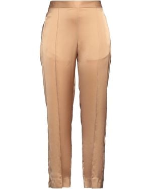 Eleventy Camel Pants Triacetate, Cupro - Natural