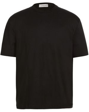 Lanvin T-Shirt Cotton - Black