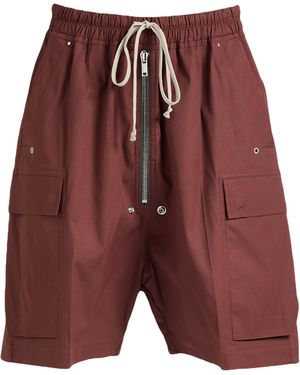Rick Owens Shorts E Bermuda - Rosso