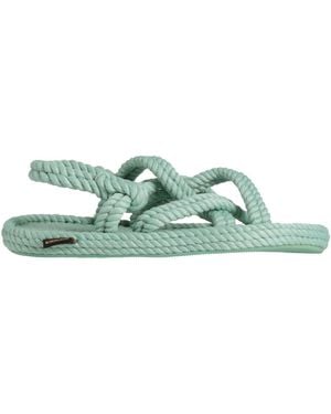 Bohonomad Sandals Textile Fibers - Green