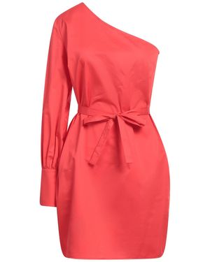 Douuod Mini Dress Cotton - Red