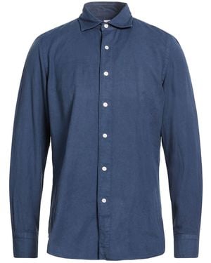 Finamore 1925 Shirt Cotton - Blue