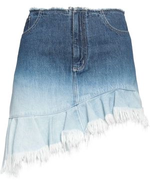Marques'Almeida Jupe en jean - Bleu