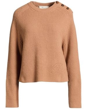 Blumarine Sweater Wool, Cashmere - Natural