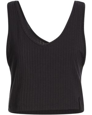 hinnominate Top Polyester, Viscose, Elastane - Black