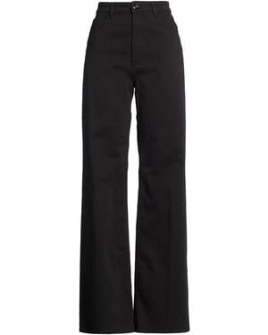 TRUE AVENUE Pants Cotton, Elastane - Black