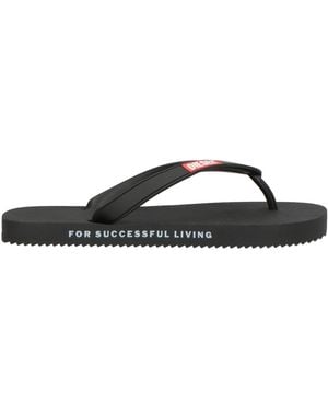 DIESEL Thong Sandal Synthetic Material - Black