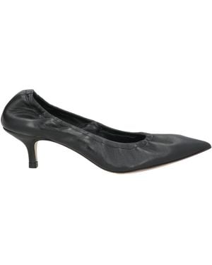 P.A.R.O.S.H. Court Shoes Leather - Black
