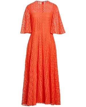 Valentino Garavani Maxi Dress Viscose, Cotton, Polyamide - Red