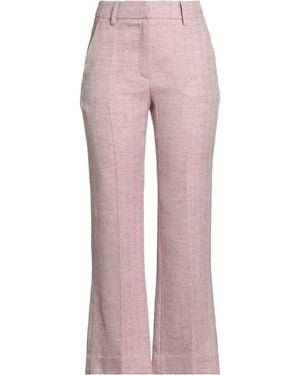 Fedeli Antique Rose Pants Cotton, Linen - Pink