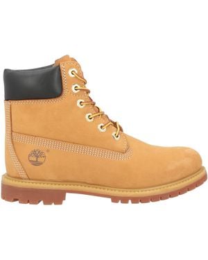 Timberland Camel Ankle Boots Leather, Textile Fibres - Brown