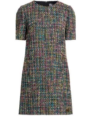 Versace Jeans Couture Mini Dress Viscose, Cotton, Polyester, Polyamide, Acrylic - Gray