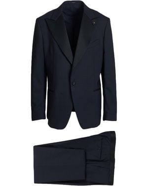 Lardini Suit Wool - Blue