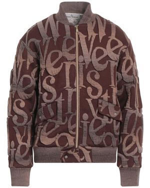 Vivienne Westwood Jacket Acrylic, Wool, Polypropylene, Virgin Wool, Polyamide - Brown