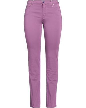 Jacob Cohen Trousers Cotton, Elastane - Purple